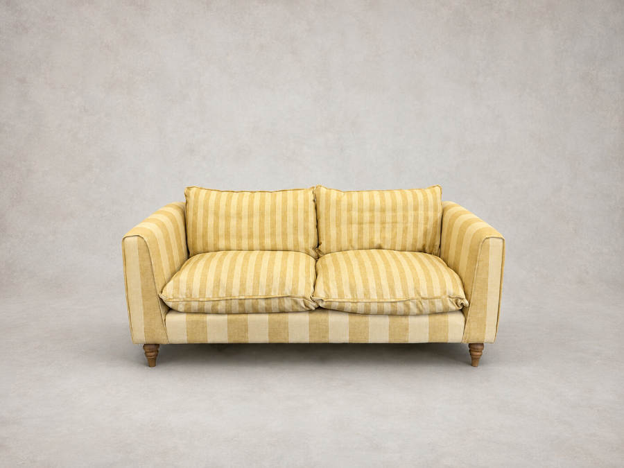 Outlet Battersea: Aysgarth 3 seater sofa in Exclusives Furrow Stripe Broad & Narrow in Sunflower