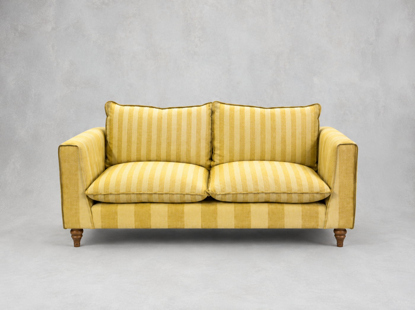 Outlet Manchester: Aysgarth 3 seater sofa in Exclusives Furrow Stripe Broad & Narrow in Sunflower
