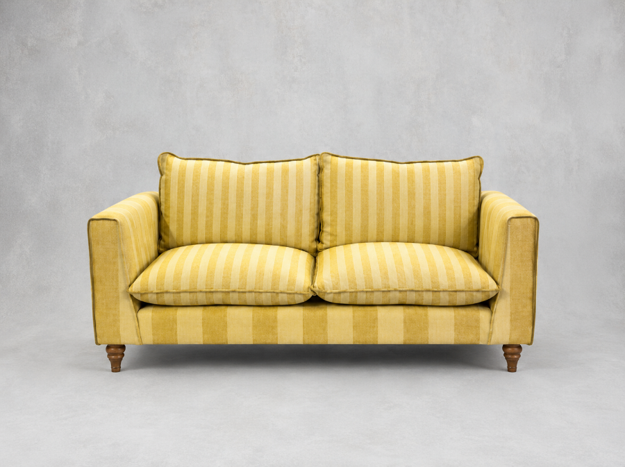 Outlet Manchester: Aysgarth 3 seater sofa in Exclusives Furrow Stripe Broad & Narrow in Sunflower
