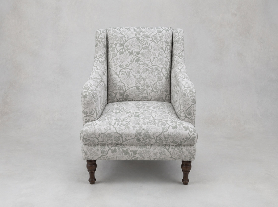 Outlet West Sussex: Rothermere chair in Gertrude Jekyll Green