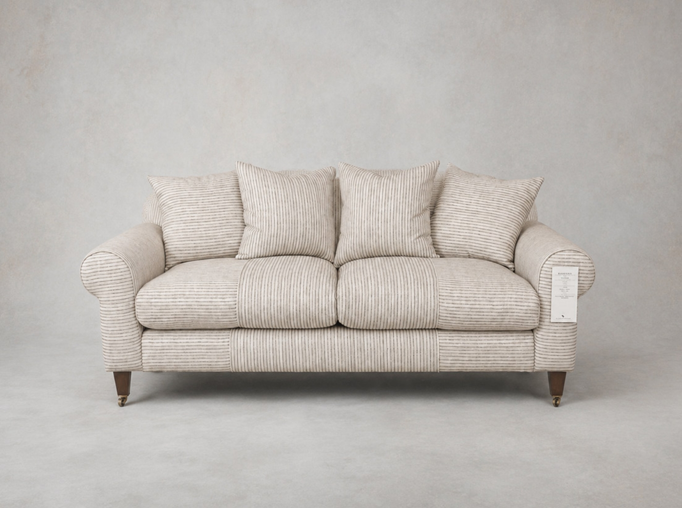 Outlet Manchester: Walberswick 3 seater in Sussex Stripe Ash