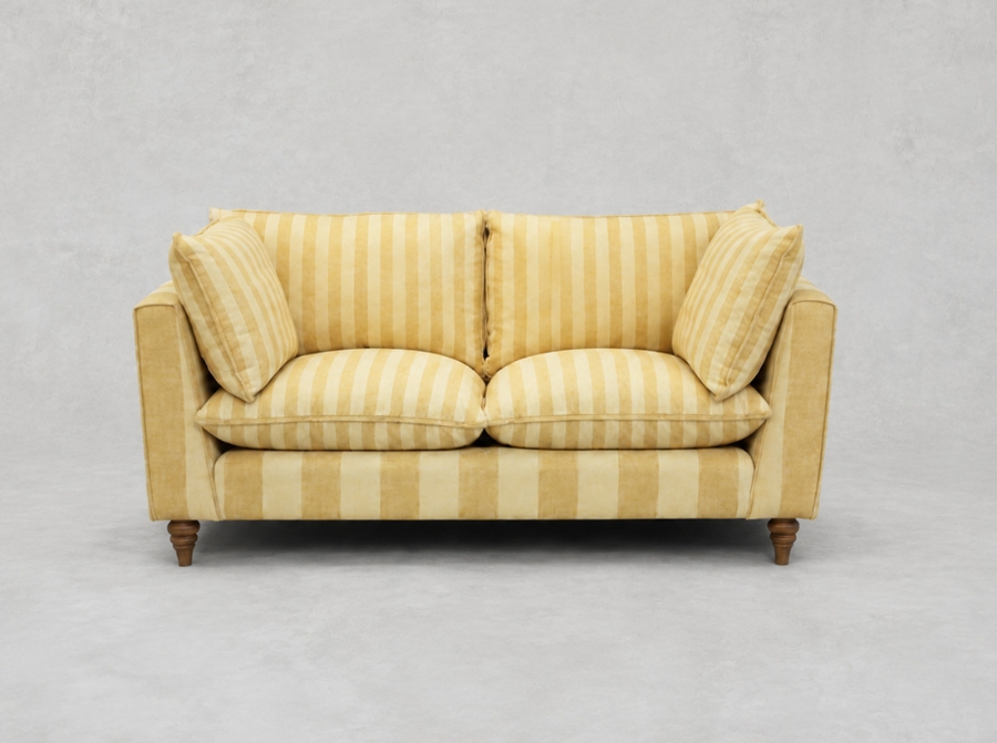 Outlet Bristol: Aysgarth 3 seater sofa in Exclusives Furrow Stripe Broad & Narrow in Sunflower