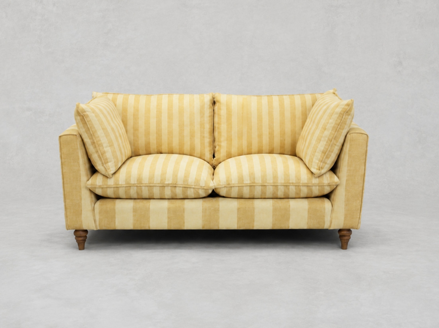 Outlet Manchester: Aysgarth 3 seater sofa in Exclusives Furrow Stripe Broad & Narrow in Sunflower