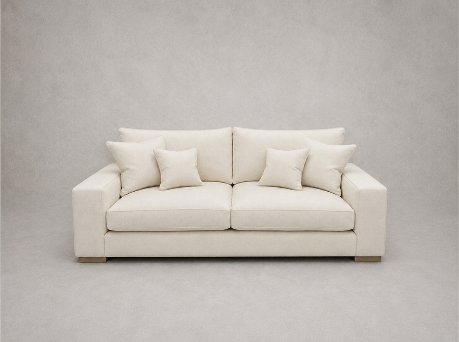 Outlet Henley-on-Thames: Richmond 3 seater sofa in Romo Linara Chamois