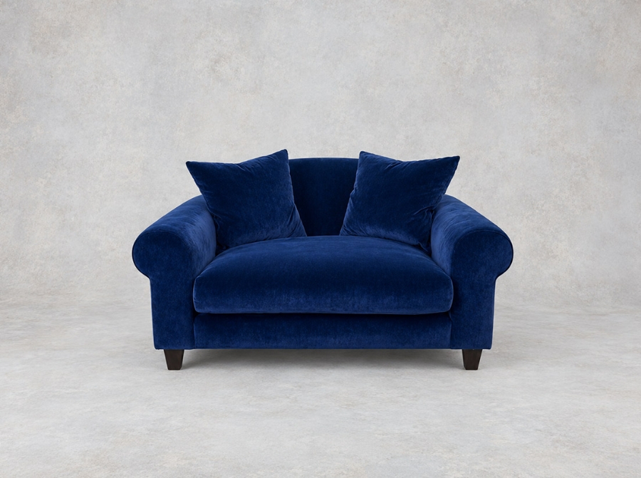 Outlet West Sussex: Walberswick snuggler in Omega Velvet Midnight