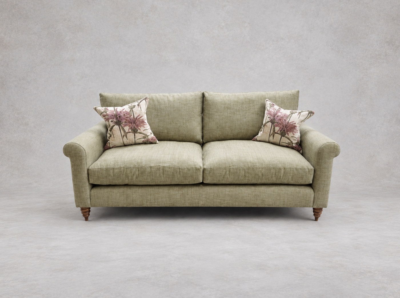 Outlet Edinburgh: Rye 3 Seater Sofa in Warwick Oxford Cloud