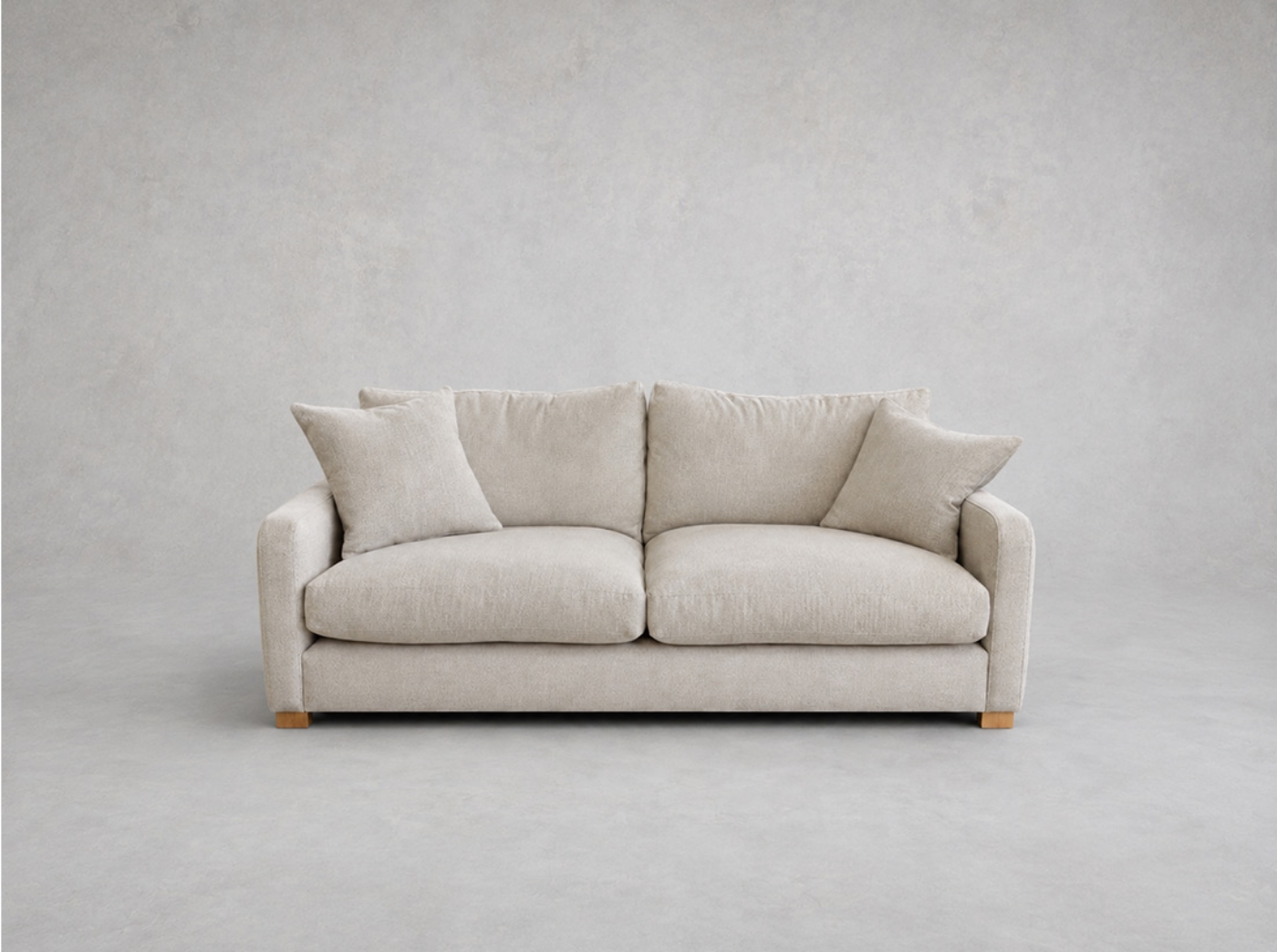 Outlet Harrogate: Brook Green 3 seater sofa in Porto Cervo Biscuit