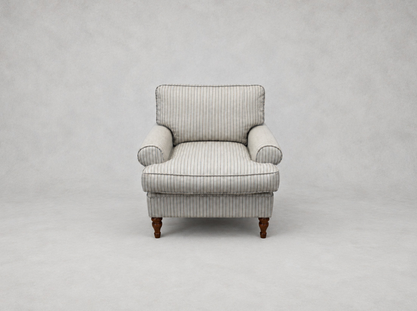 Outlet Bury St Edmunds: Cooksbridge Accent Chair Simple Stripe Bilberry