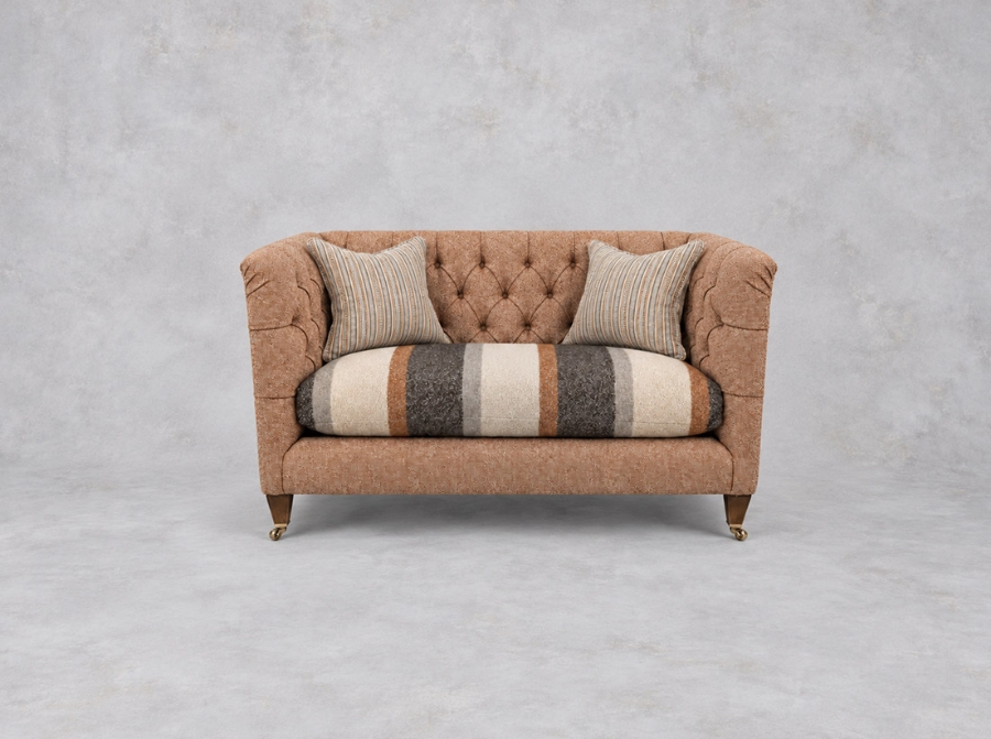 Outlet Leamington Spa: Holt 2 seater sofa in Cloth 22 mixed fabrics