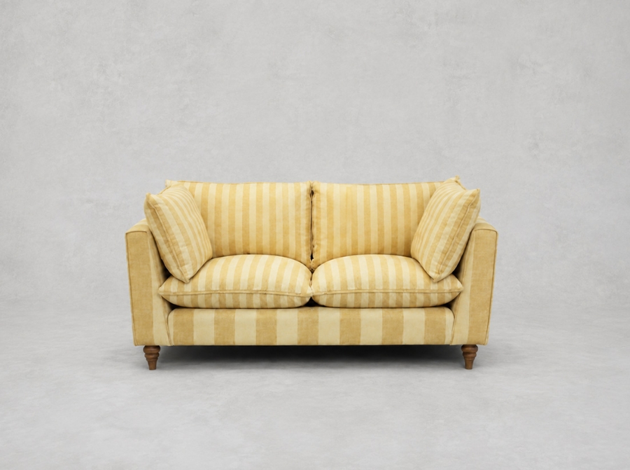 Outlet Bristol: Aysgarth 2.5 seater sofa in Exclusives Furrow Stripe Broad & Narrow in Sunflower