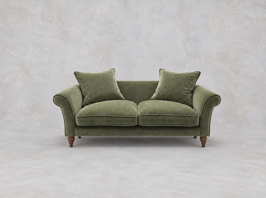 Outlet Edinburgh: Otley 3 seater sofa in VVelluto Velvet Lichen