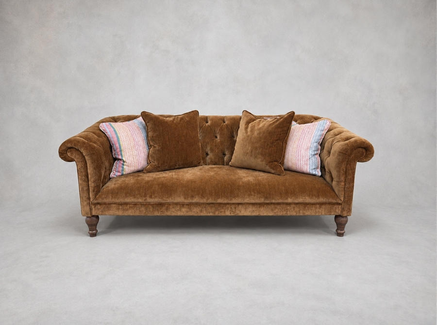 Outlet Chelsea: Arncliffe 3 seater sofa Vintage Velvet Copper