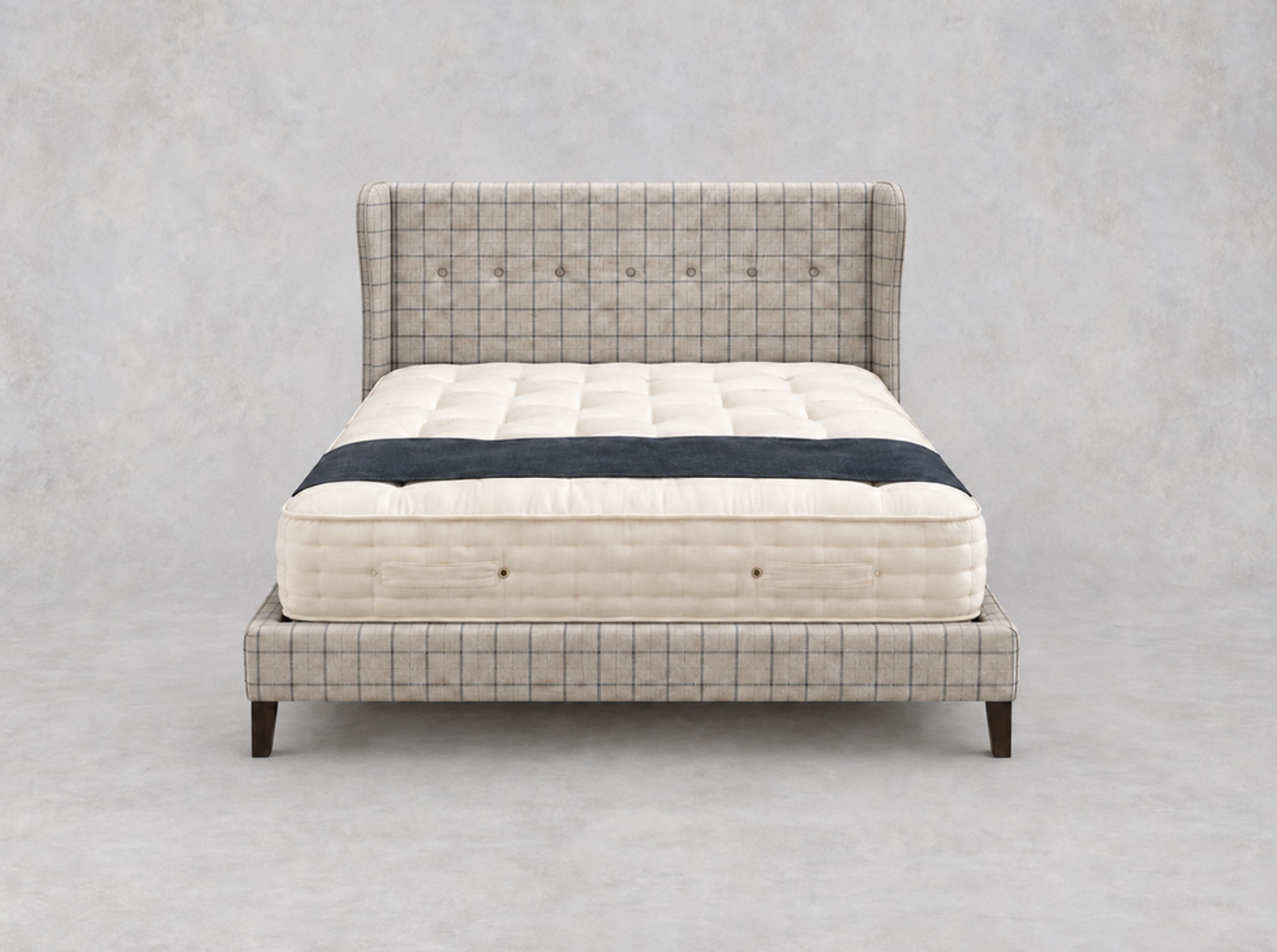 Outlet Walton-on-Thames: Domino king bed in Clarke & Clarke Thornton Denim