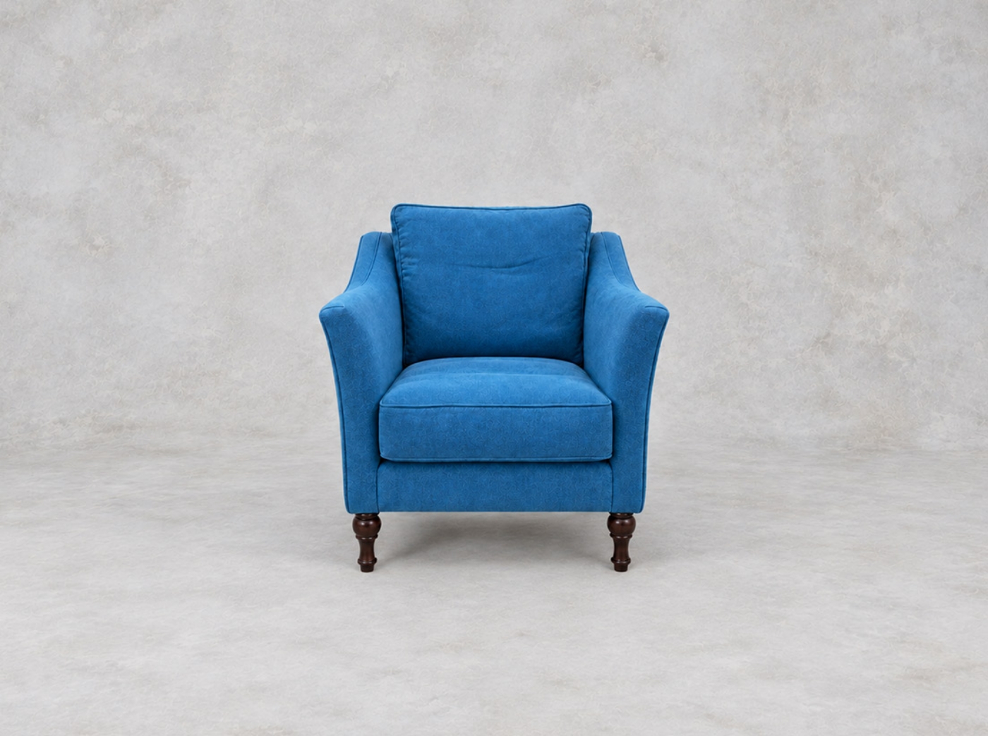 Outlet West Sussex: Brunel Chair in Linara Prussian Blue