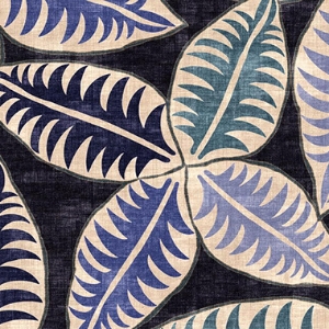 Harper's Bazaar - Palm: Canopy Blue