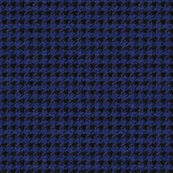 Harper's Bazaar Houndstooth: Cobalt