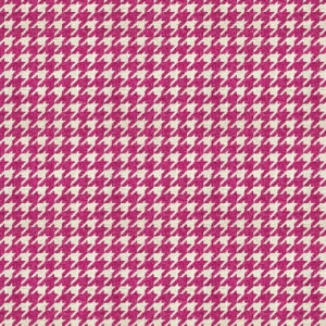Harper's Bazaar Houndstooth: Shocking Pink