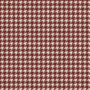 Harper's Bazaar Houndstooth: Garnet