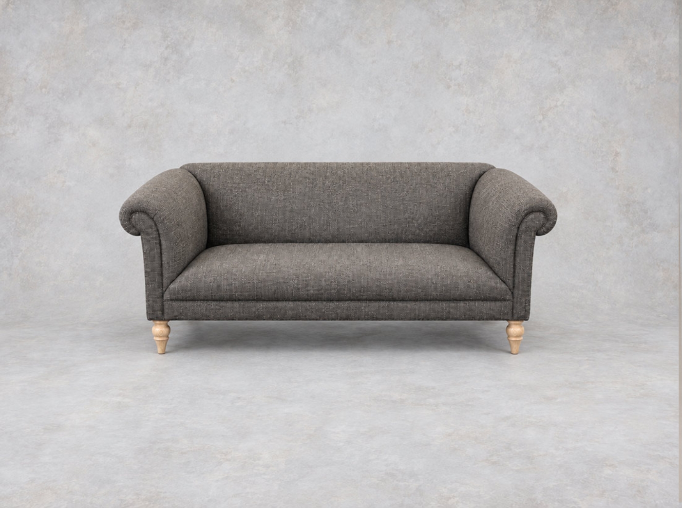 Outlet West Sussex: Masham 2 seater sofa in Harris Tweed Umber