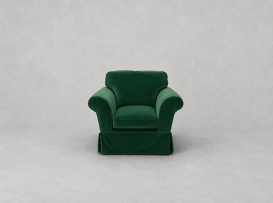 Outlet West Sussex: Lanhydrock chair in Omega lll Velvet Jungle