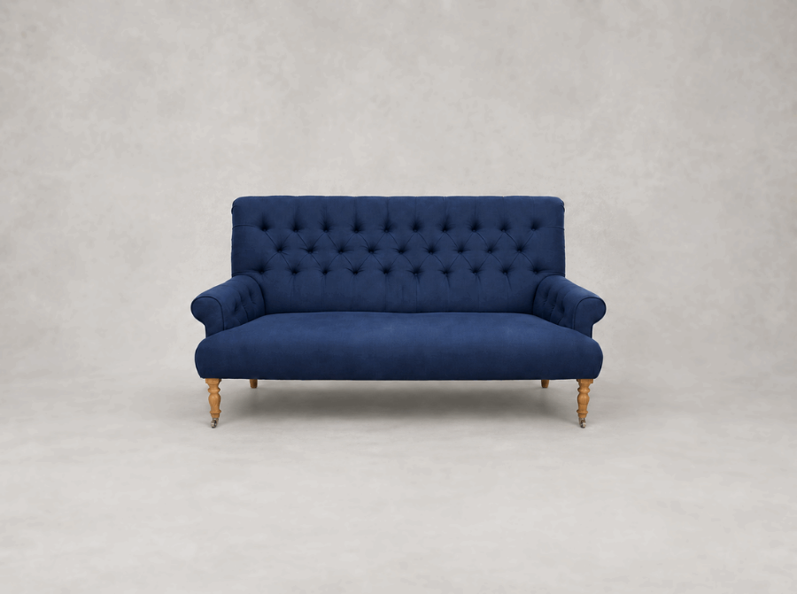 Outlet Nottingham: Chelsham 3 Seater Sofa in Romo Linara Indigo