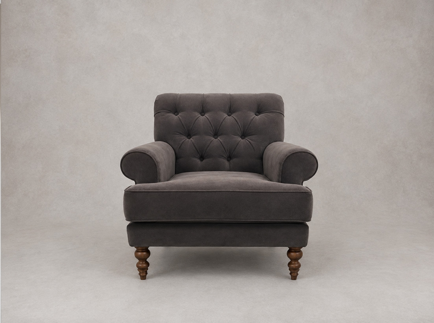 Outlet Edinburgh: Port Isaac chair in Linwood Tango Velvet Lunar