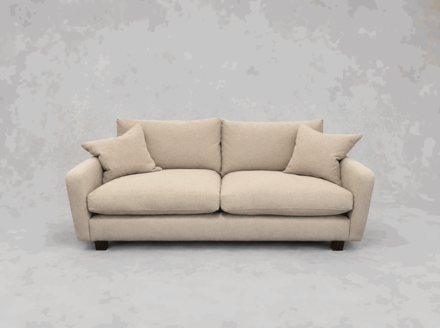 Outlet Tunbridge Wells: Brook Green 3 seater sofa in Cristina Marrone Salice Latte
