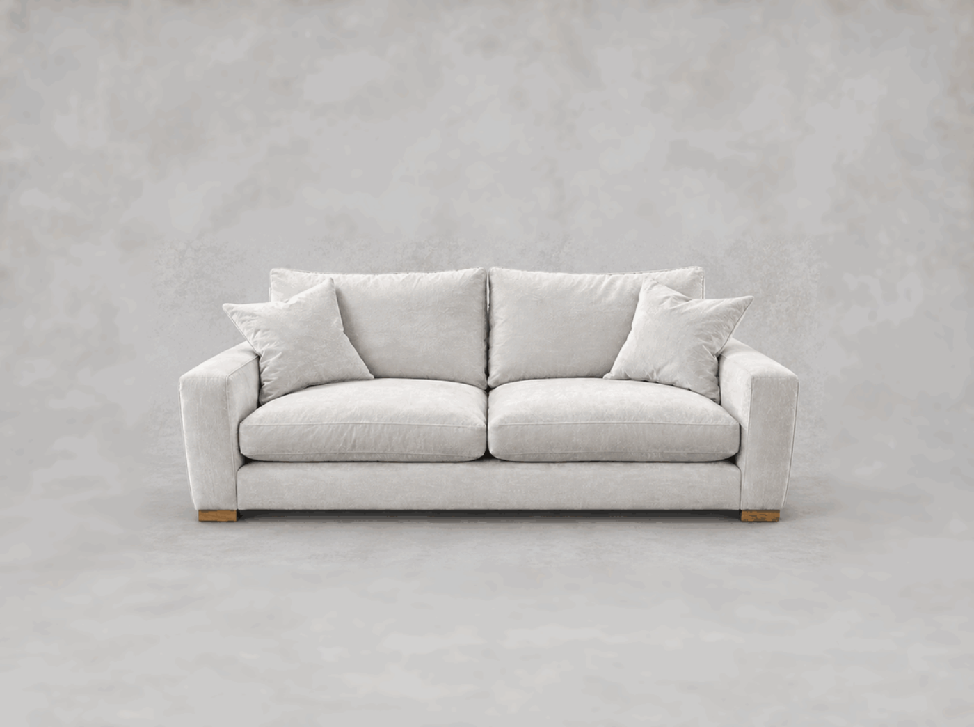 Outlet West Sussex: Stockbridge 3 seater sofa in Stockwell Velvet Mist