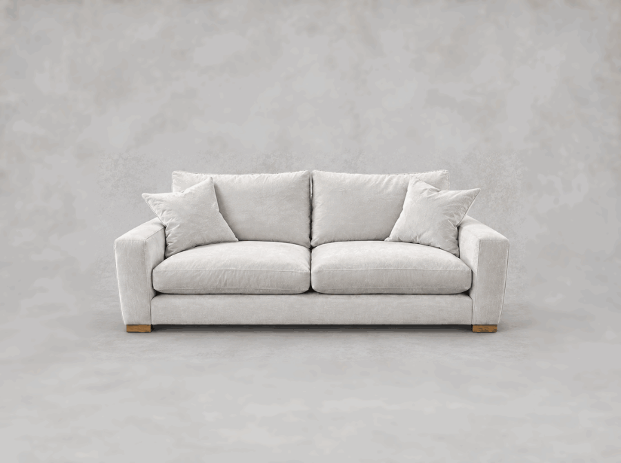 Outlet West Sussex: Stockbridge 3 seater sofa in Stockwell Velvet Mist