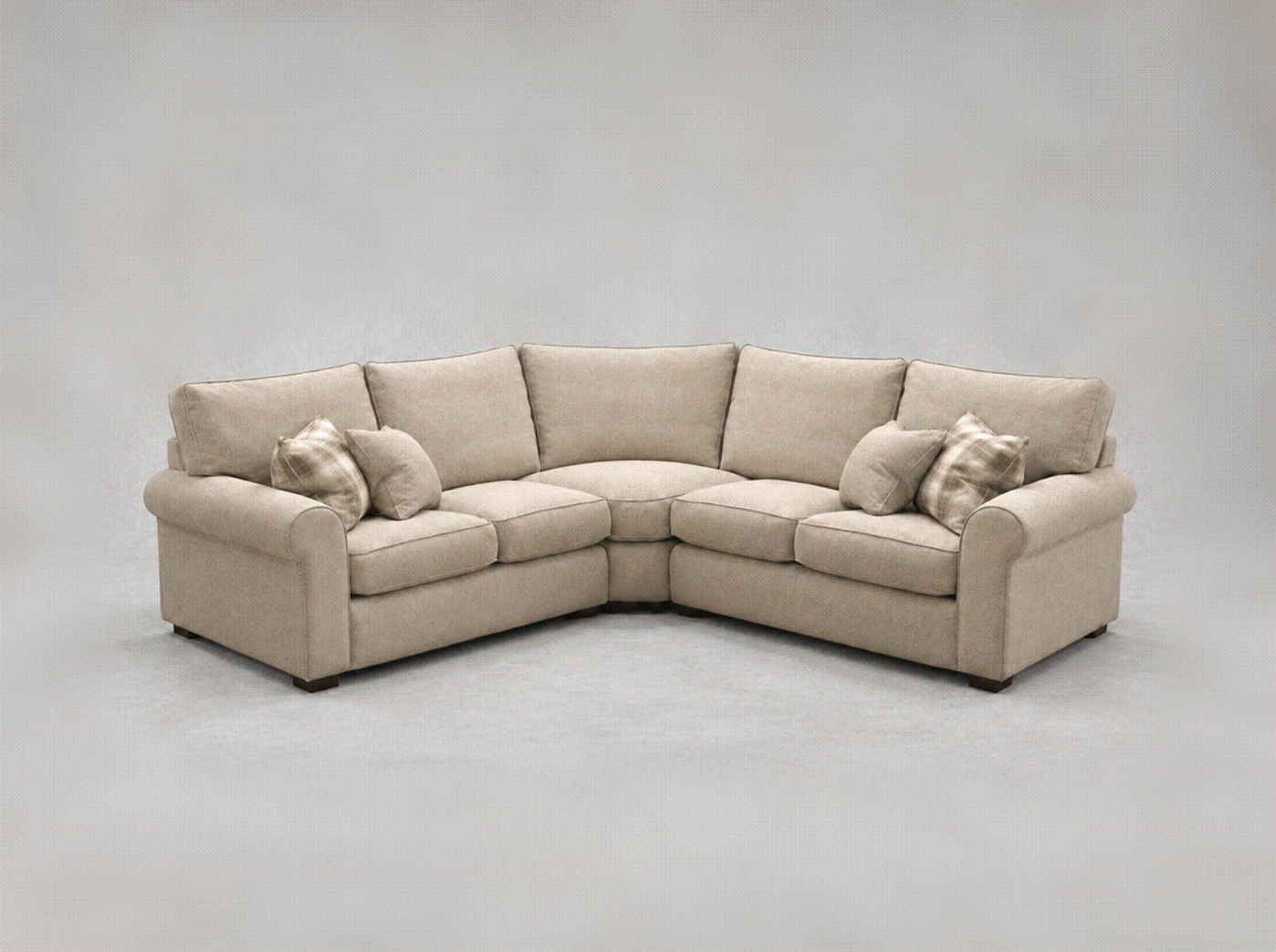 Outlet Bishop's Stortford: Upperton corner group in Ian Mankin Arran Oatmeal