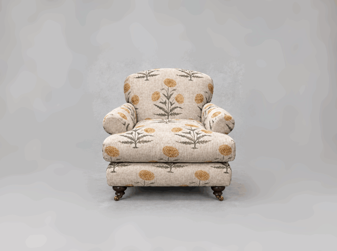 Outlet West Sussex: Hampton chair in V&A Threads Of India On Linen Regal Poppy Buttermilk