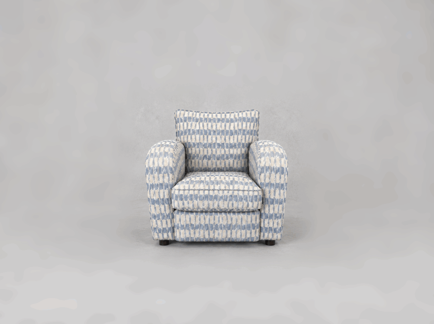Outlet West Sussex: Montmartre chair in V&A Ikat Morning Blue