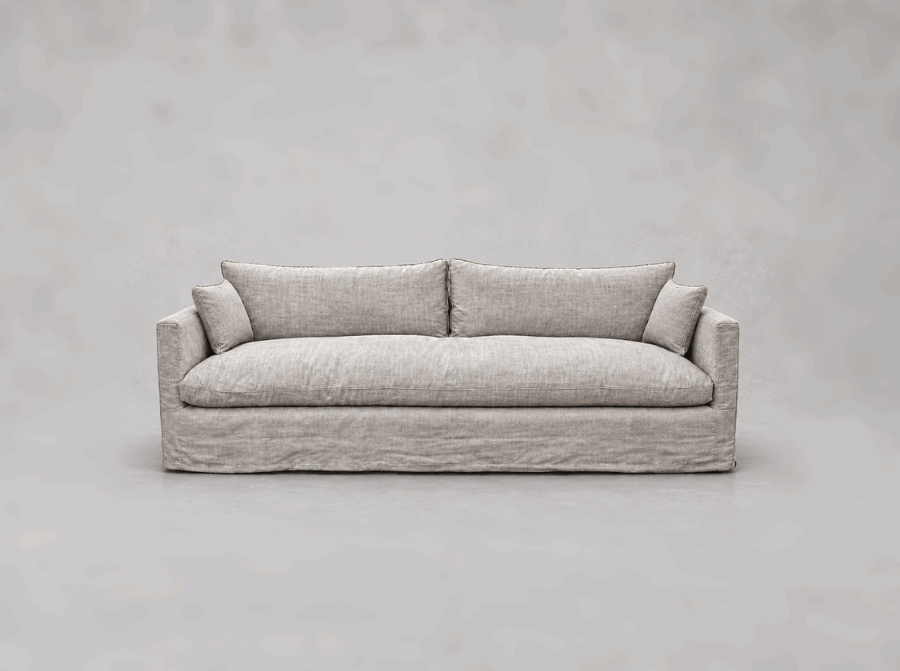 Outlet West Sussex: Heyshott 4 seater loose cover sofa in Posh Linen Natural