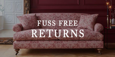fuss free returns on sofas