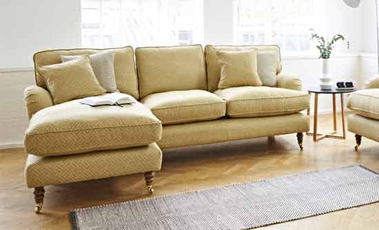 alwinton fabric corner sofa chaise