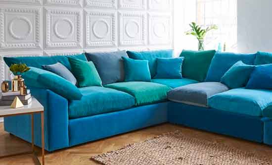 Large modular online sofa