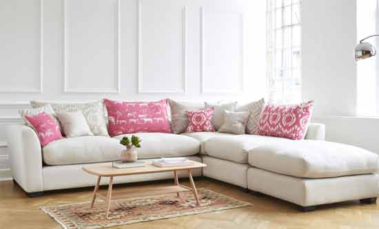 hambledon modular sofa in neutral fabric