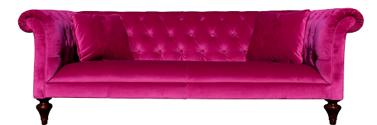 Pink Sofa in Velvet