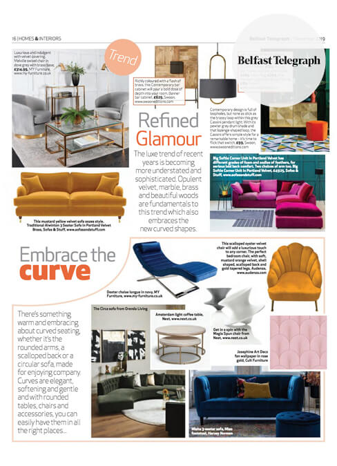 Belfast Telegraph Feature Sofas and Stuff Alwinton Sofa