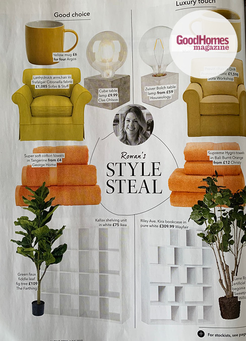 Good Homes Feature Sofas and Stuff Yellow Landydrock Chair
