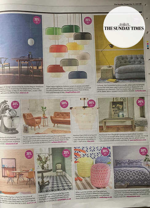 The Sunday Times Feature Sofas and Stuff Sofa Pronto