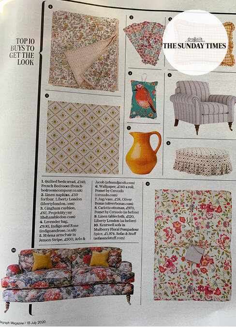 Sunday Times Feature Sofas and Stuff Kentwell Sofa