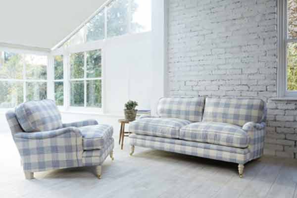 Striped Checkered Sofas Bespoke