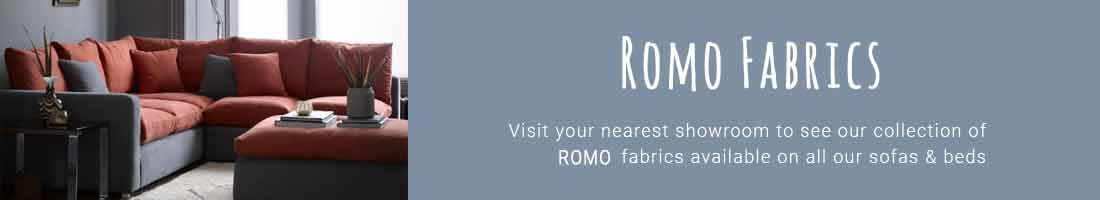 Romo fabric bottom banner