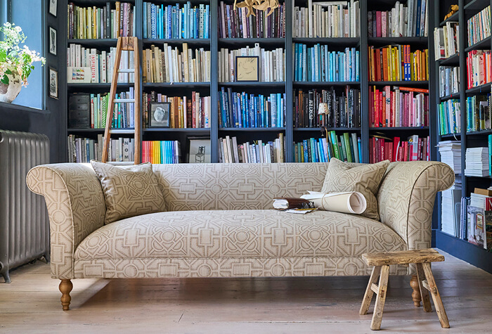 The elegant Chesterfield sofa