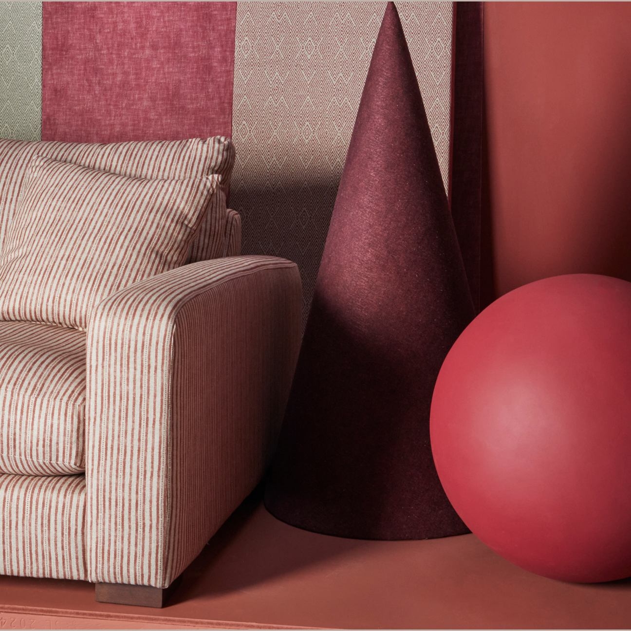 A versatile green for lovers of subtle pattern