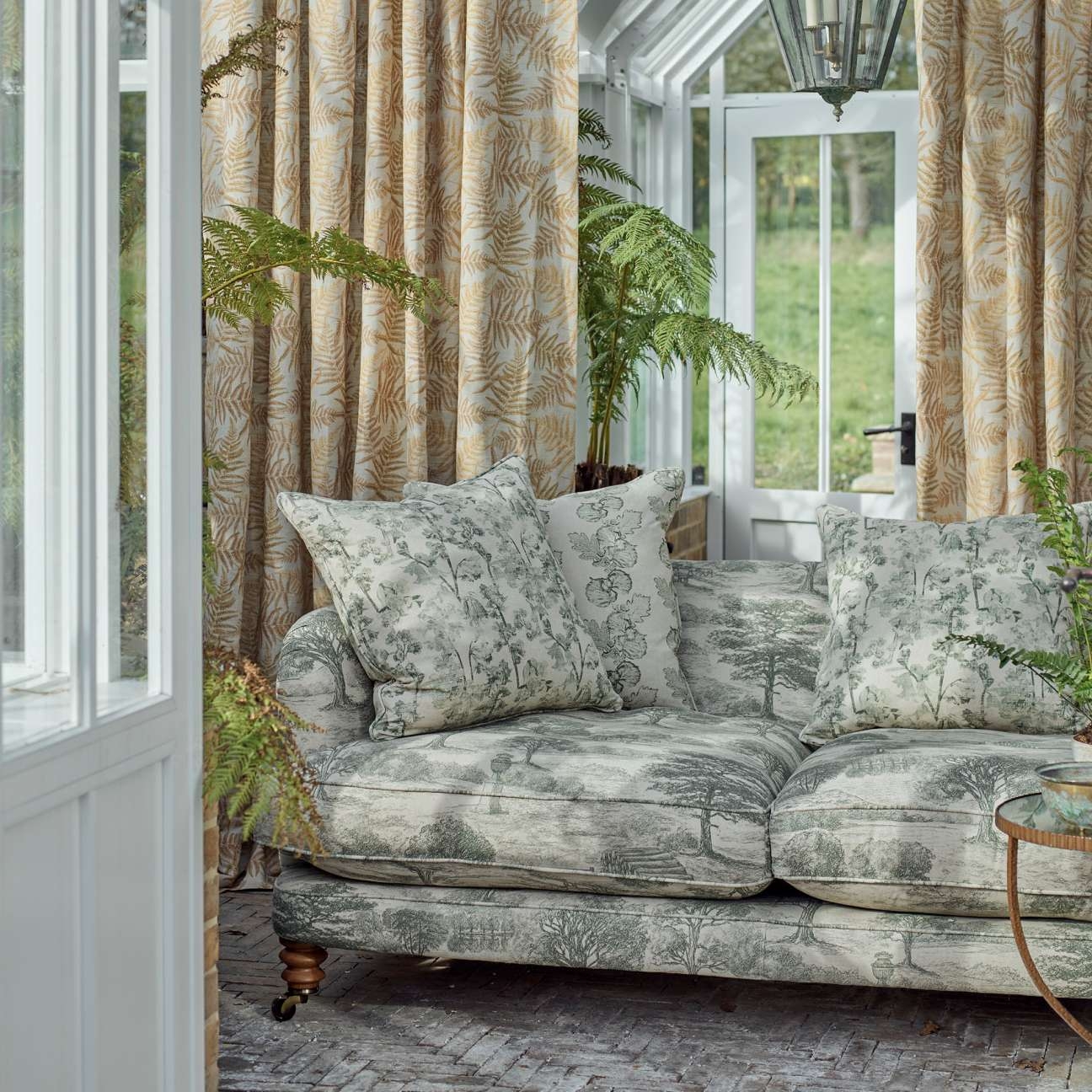 Botanical detail and classic print