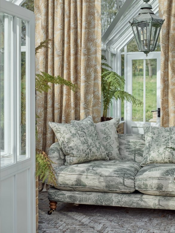 Botanical detail and classic print